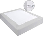 Box Spring Cover- Elastic Fabric Wrap, Sleek Alternative, Light Grey
