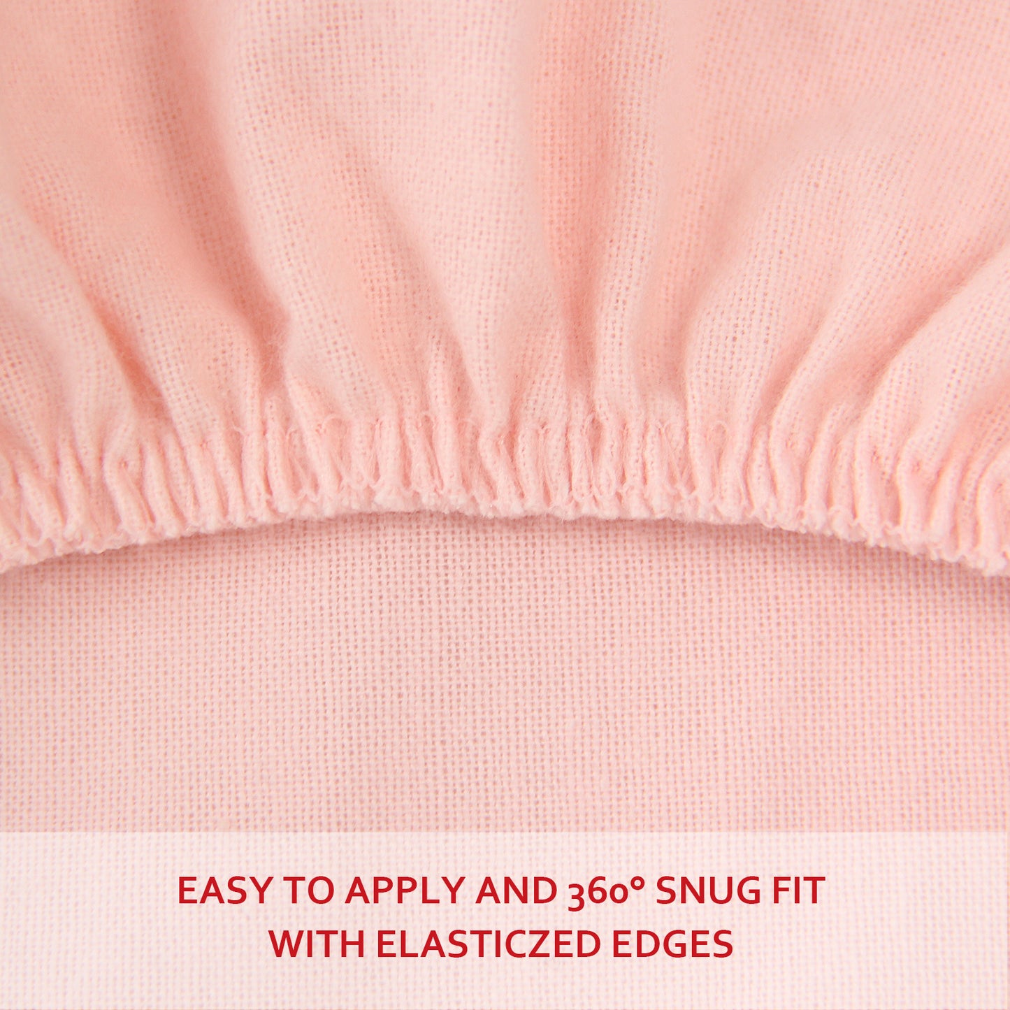Crib Sheet-100% Cotton Flannel, Heavenly Soft, Pink