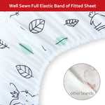 Crib Sheets - Fit For Standard Crib, Microfiber, Rabbit