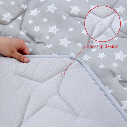 Baby Play Mat | Hexagon Playpen Mat - Padded and Non-Slip Activity Mat for Infant & Toddler