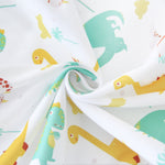 Crib Sheets - Fit For Standard Crib, Microfiber, Dinosaur