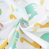 Crib Sheets - Fit For Standard Crib, Microfiber, Dinosaur
