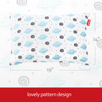Toddler Pillow- Satellite Print, Hypoallergenic, Soft