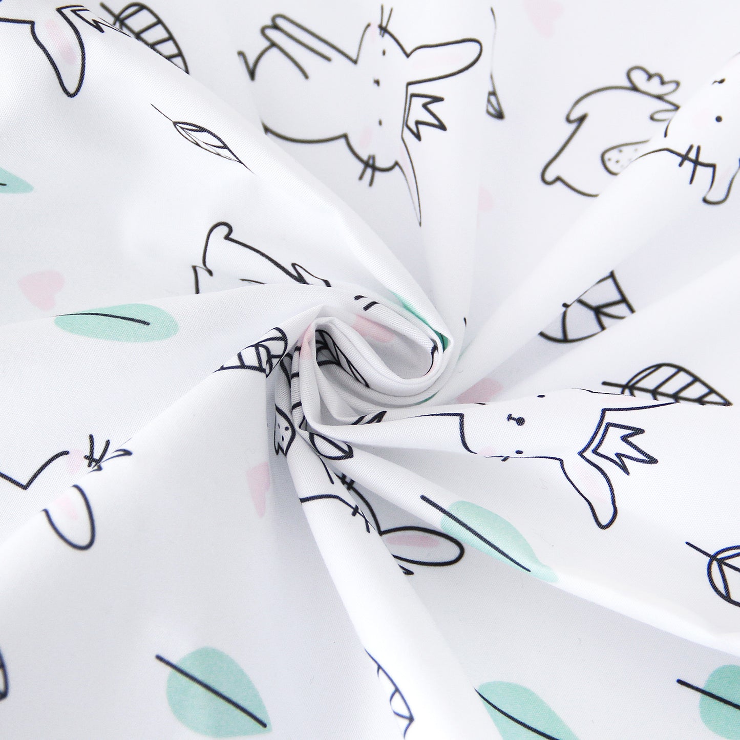 Crib Sheets - Fit For Standard Crib, Microfiber, Rabbit