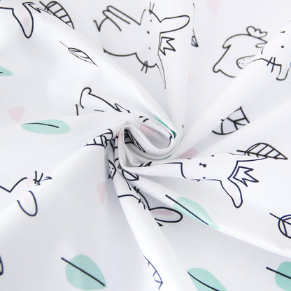 Crib Sheets - Fit For Standard Crib, Microfiber, Rabbit