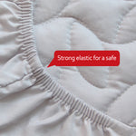 Travel Crib Sheet- Quilted, Breathable, Stars Print