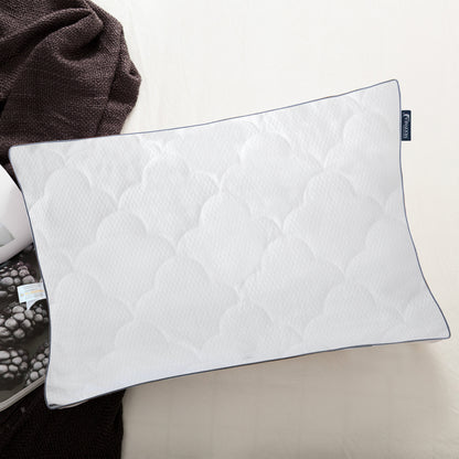 Adjustable Pillow- for Back/Stomach, Hypoallergenic, Premium Ball Fiber