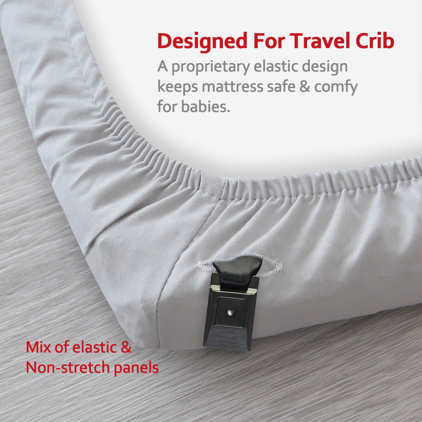 Travel Crib Sheet- Quilted, Breathable, Stars Print