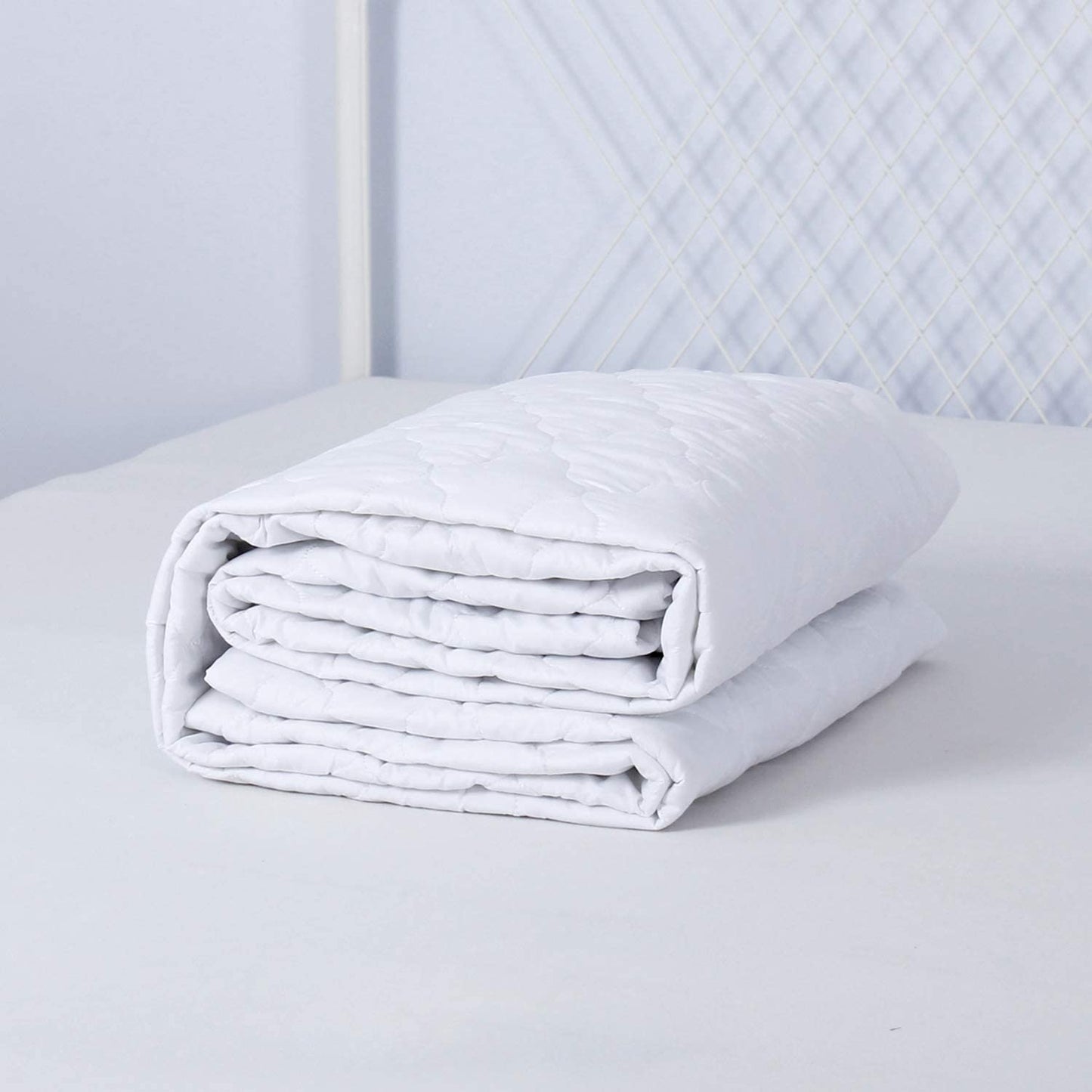 Waterproof Mattress Protector -Microfiber Quilted, Fitted up to 14 inches Depth