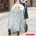 Baby CarSeat Canopy- Nursing Cover, Flower Pattern