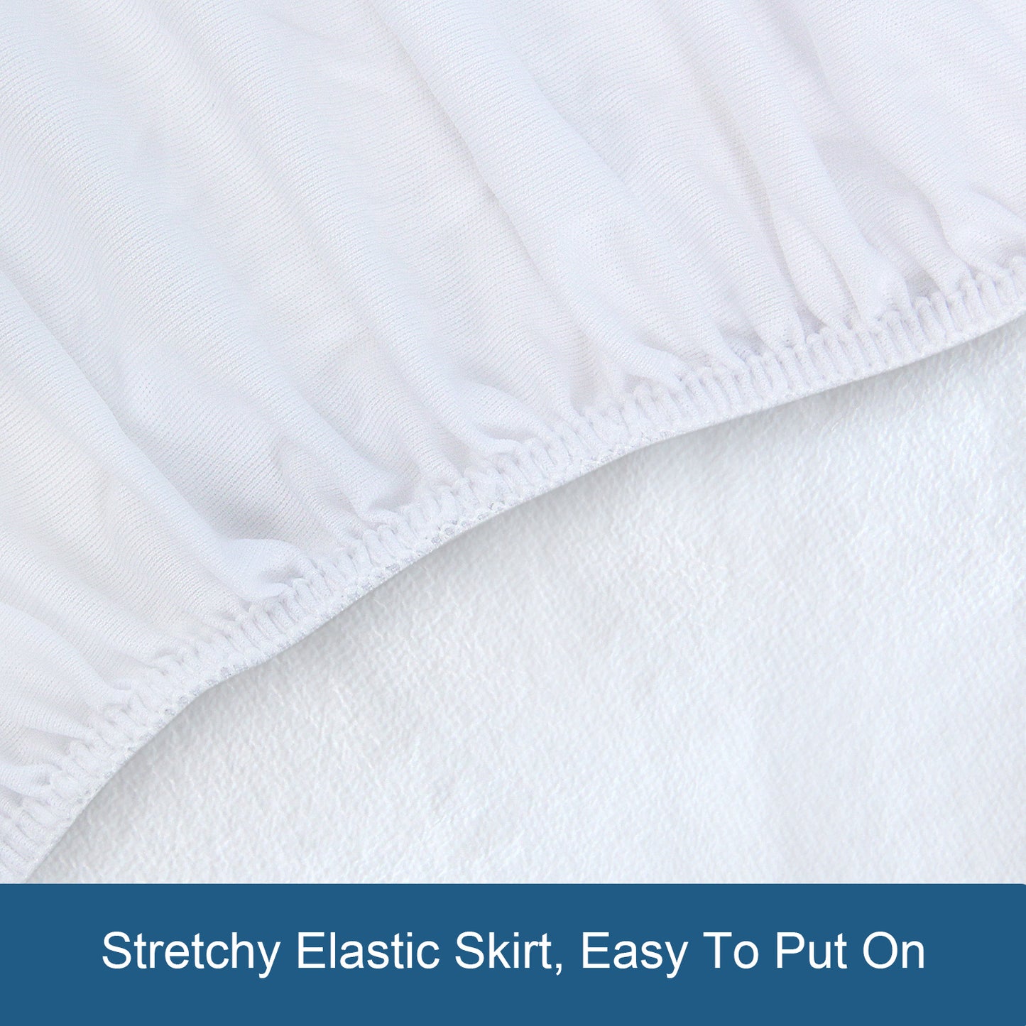 Waterproof Mattress Protector- Cotton, Hypoallergenic, Fitted up to 14 inches Depth
