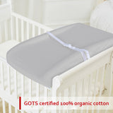 Changing Pad Cover- 2 Pack Grey, Ultra Soft Jersey Knit Cotton