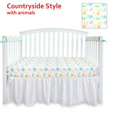 Crib Sheets - Fit For Standard Crib, Microfiber, Dinosaur