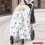 Baby CarSeat Canopy- Nursing Cover, Satellite Pattern