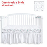 Crib Sheets - Fit For Standard Crib, Microfiber, Rabbit