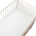 Crib Sheet-100% Cotton Flannel, Heavenly Soft, White