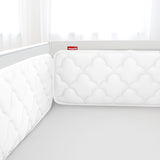 Baby Crib Bumper Pads- Breathable, Satellite Print, 4 Piece Set