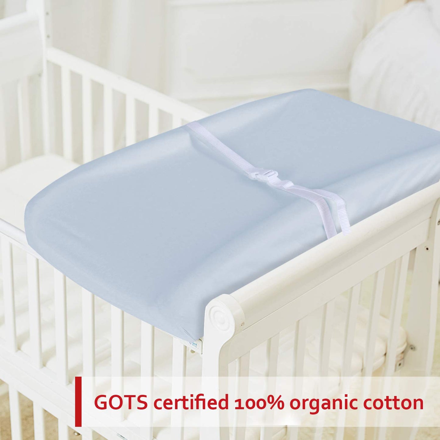 Changing Pad Cover- 2 Pack Navy Blue, Ultra Soft Jersey Knit Cotton