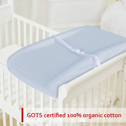 Changing Pad Cover- 2 Pack Navy Blue, Ultra Soft Jersey Knit Cotton