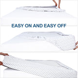 Box Spring Cover-Thick, Durable, 4 Sides, Easy on/Easy Off, Wrinkle Resistant