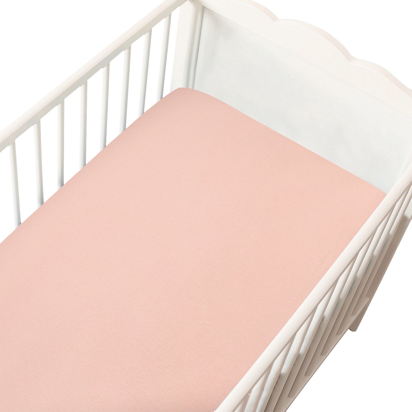 Crib Sheet-100% Cotton Flannel, Heavenly Soft, Pink