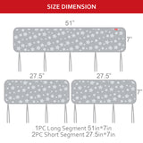 3 Piece Crib Rail Cover- Set from Chewing, Star Pattern