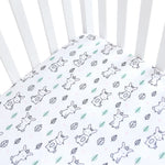 Crib Sheets - Fit For Standard Crib, Microfiber, Rabbit
