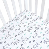 Crib Sheets - Fit For Standard Crib, Microfiber, Rabbit