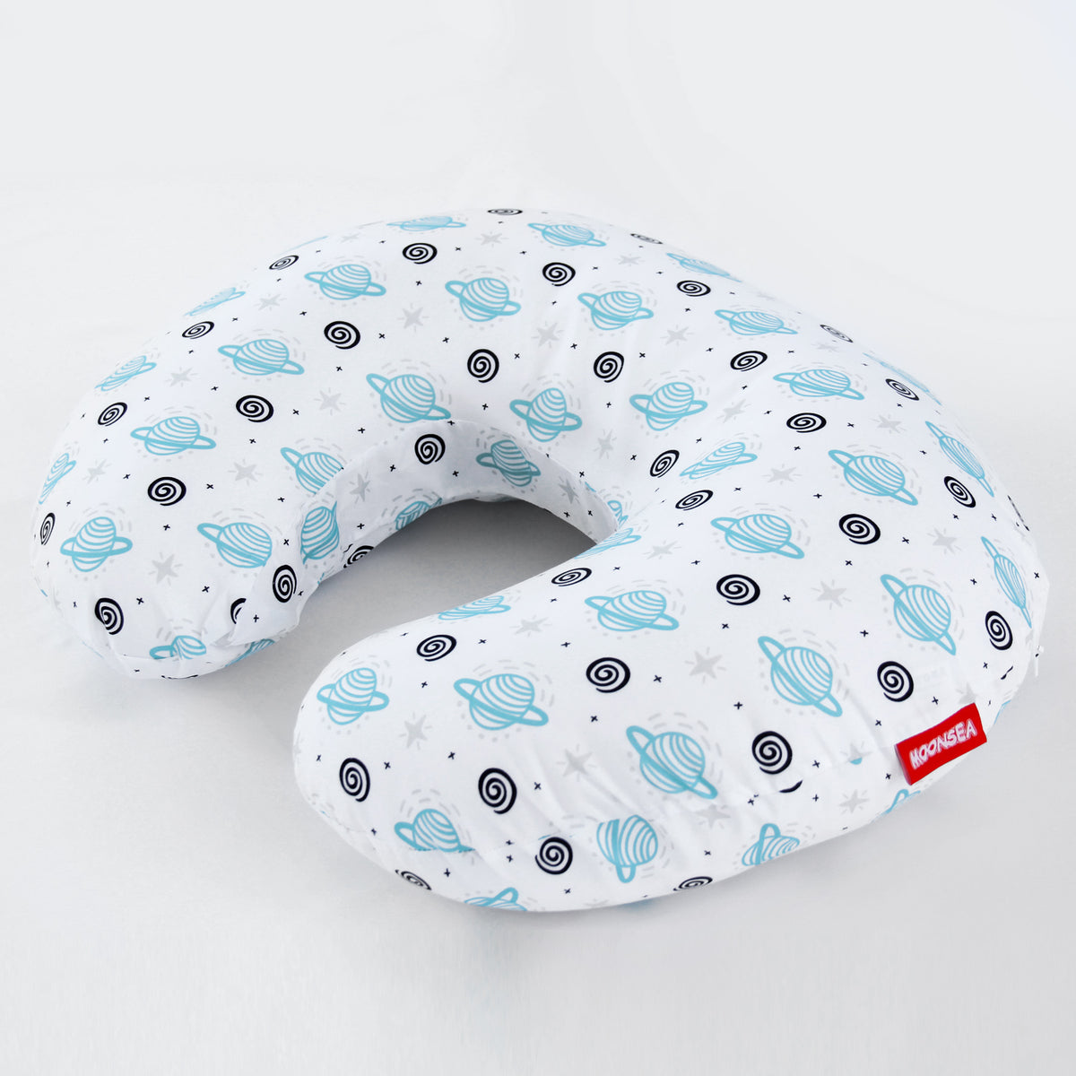 Soft Muslin Nursing Pillow Cover - Removable, Washable, Fits S/N/U/G/L/E/M/E Shaped Breastfeeding Pillows (Brown)