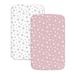 Bassinet Sheet, Compatible with Mika Micky & MiClassic & Milliard Bassinet, 2 Pack, Microfiber