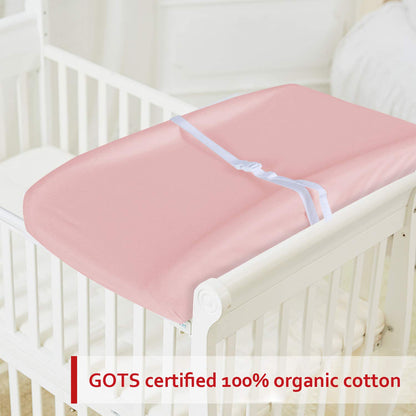Changing Pad Cover- 2 Pack Pink, Ultra Soft Jersey Knit Cotton