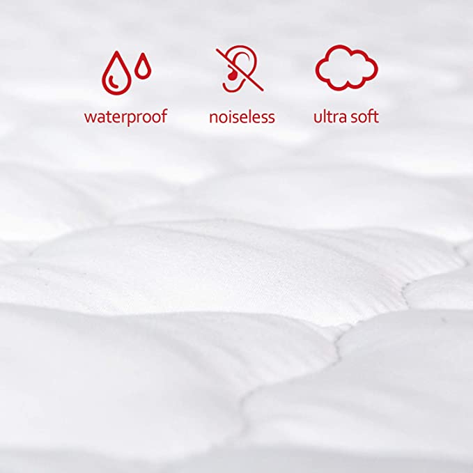 Pack N Play Mattress Pad Sheets Cover Waterproof 2 Pack, 27" X 39", Microfiber