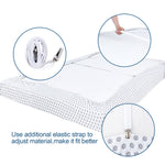Box Spring Cover-Thick, Durable, 4 Sides, Easy on/Easy Off, Wrinkle Resistant