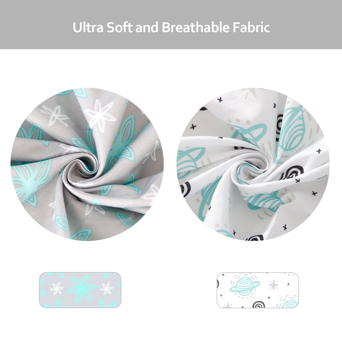 Changing Pad Cover- 2 Pack, Lovely Print, Microfiber