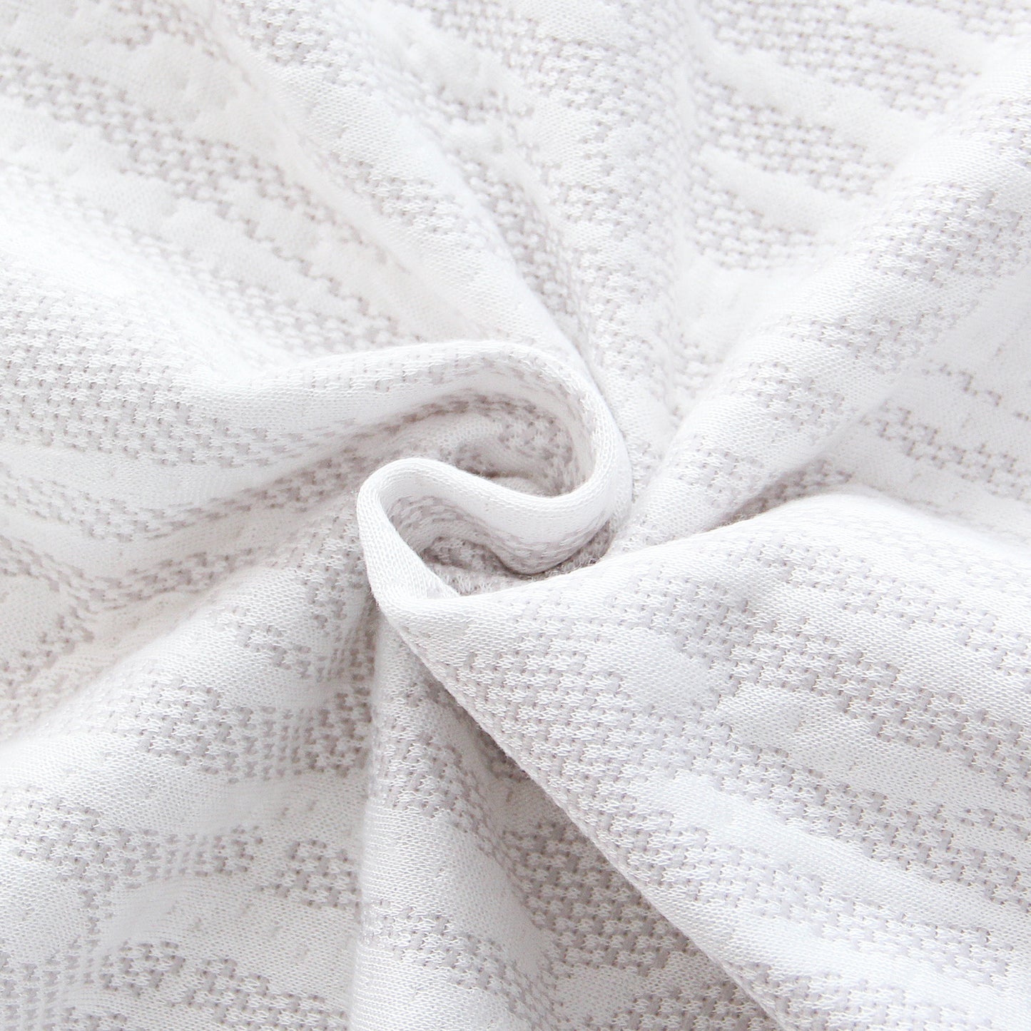 Mattress Cover/Protector- Bamboo Jacquard Air Fabric, Waterproof, Fitted Up to 14" Deep,Grey
