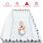 Crib Sheets - Fit For Standard Crib, Microfiber, Rabbit