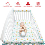 Crib Sheets - Fit For Standard Crib, Microfiber, Dinosaur