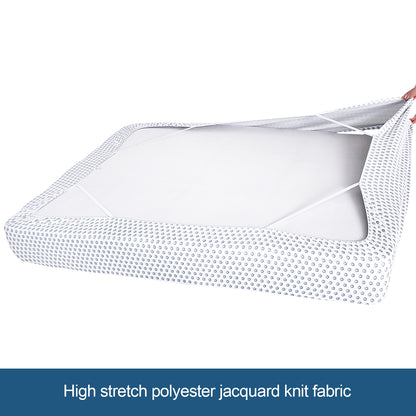 Box Spring Cover-Thick, Durable, 4 Sides, Easy on/Easy Off, Wrinkle Resistant