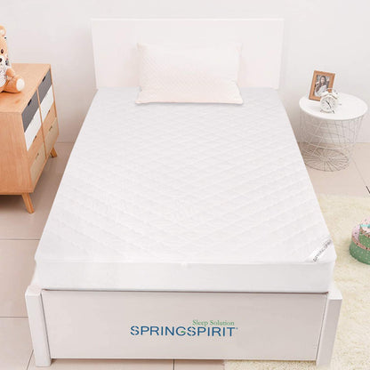 Waterproof Mattress Protector -Microfiber Quilted, Fitted up to 14 inches Depth