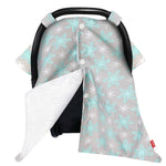 Baby CarSeat Canopy- Nursing Cover, Flower Pattern