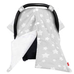 Baby Carseat Canopy- Nursing Cover, Cute Star Pattern
