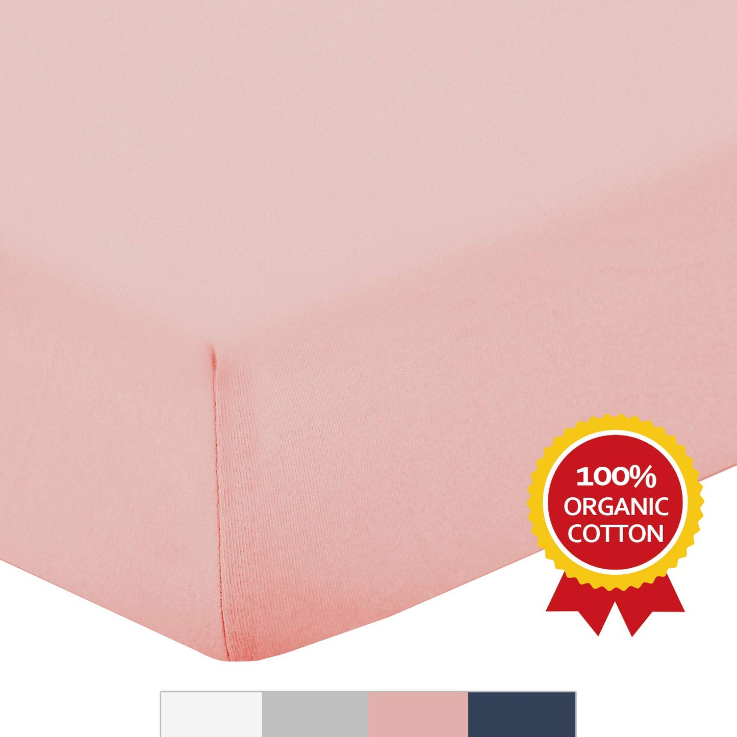 Crib Sheet- Fit For Standard Crib, Organic Cotton