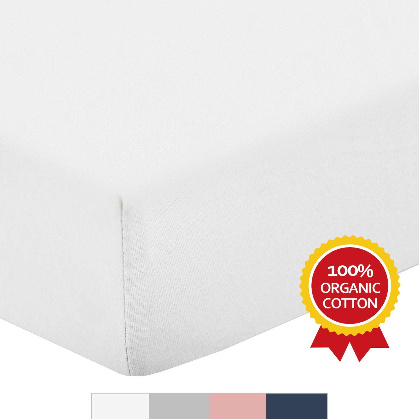 Crib Sheet- Fit For Standard Crib, Organic Cotton