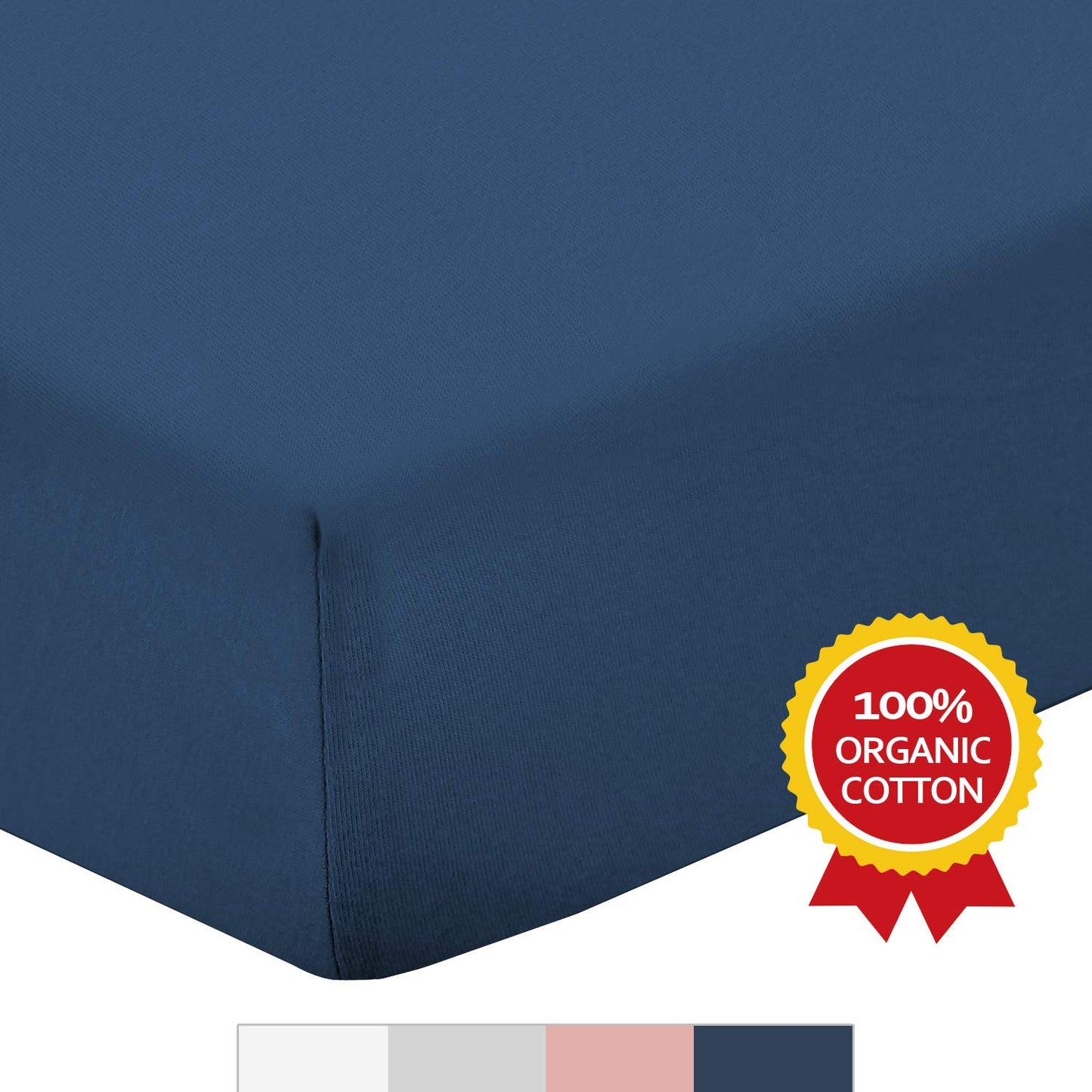 Crib Sheet- Fit For Standard Crib, Organic Cotton