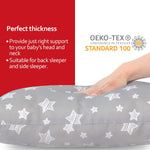 Toddler Pillow- Star Print, Hypoallergenic, Soft