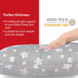 Toddler Pillow- Star Print, Hypoallergenic, Soft