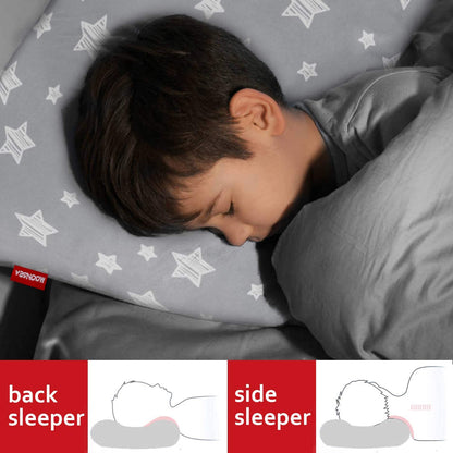 Toddler Pillow- Star Print, Hypoallergenic, Soft