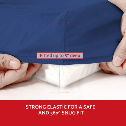Changing Pad Cover- 2 Pack Navy, Ultra Soft Jersey Knit Cotton